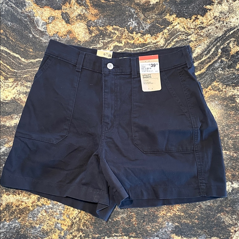 Levi's Black Women's Cargo Shorts